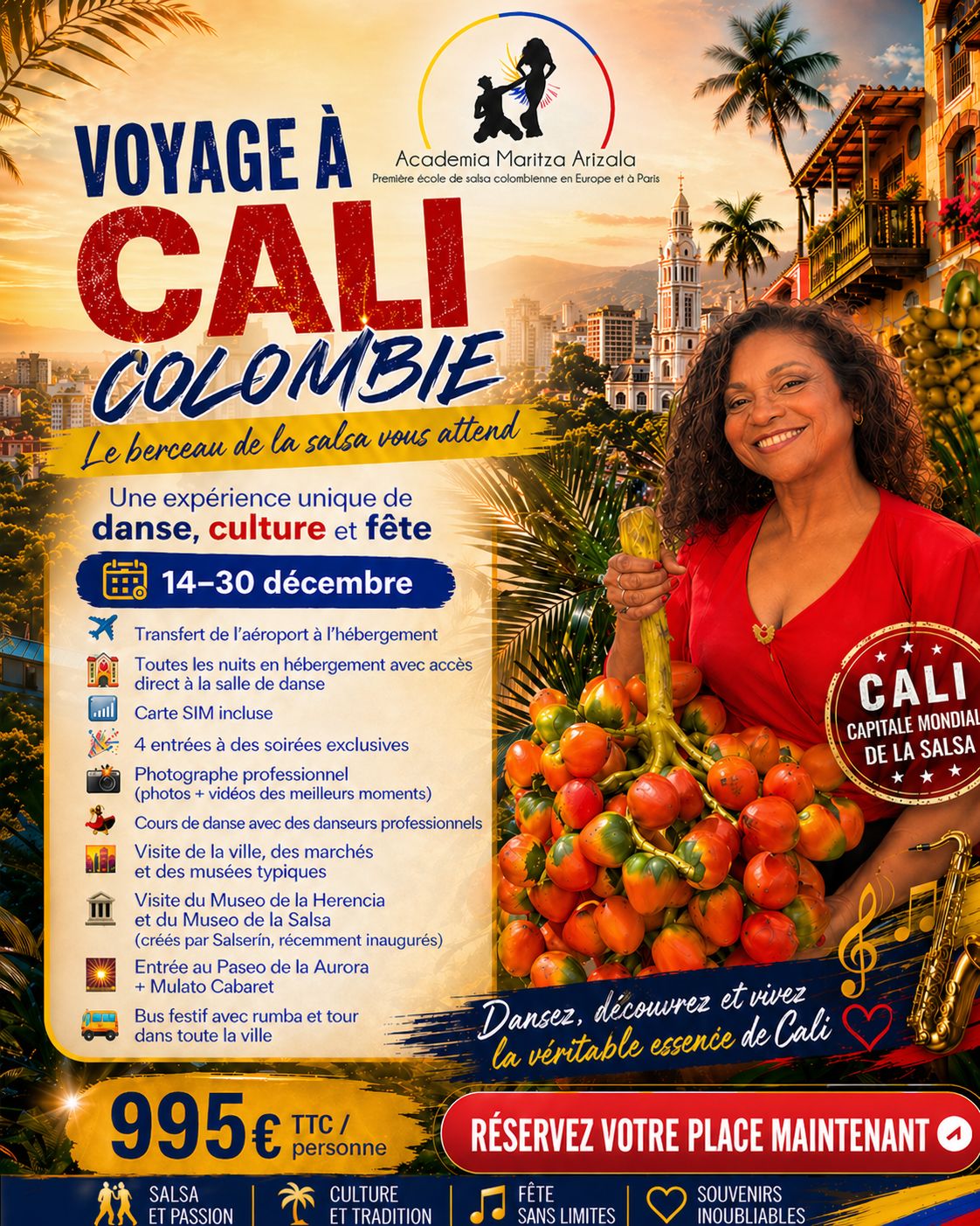 Voyage a Cali Colombie